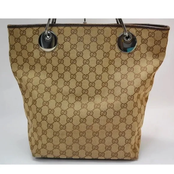 EXCELLENT CONDITION! Authentic Gucci Abbey Eclipse Shoulder Bag Handbag Purse - Picture 2 of 14